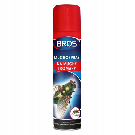 BROS SPRAY na MUCHY MOLE MUSZKI MUCHOSPRAY 400ml