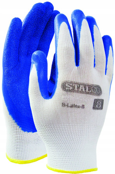 RĘKAWICE POLIESTROWE "S-LATEX B ECO" 11" S-47125 STALCO