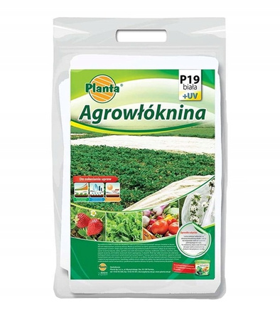 Planta Agrowłóknina okryciowa (zimowo-wiosenna) biała 1,6x10m 19g/m2