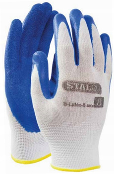 RĘKAWICE POLIESTROWE "S-LATEX B ECO" 9" S-47121 STALCO