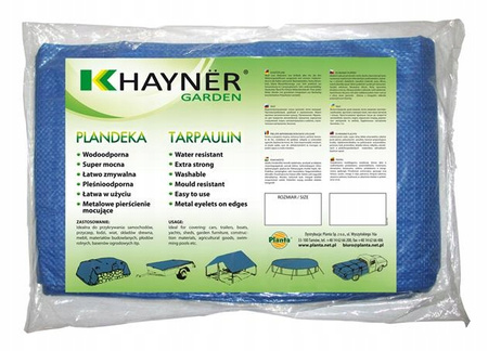 Plandeka okryciowa niebieska 70g 4x4m Khayner Garden