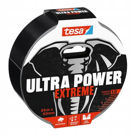 Taśma naprawcza tesa Ultra Power 25m x 50mm czarna