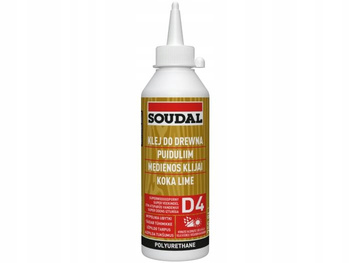 SOUDAL wodoodporny poliuretanowy klej do drewna 66a - D4 750ml