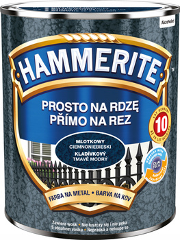 Farba do metalu HAMMERITE Ciemnoniebieski 0,7L