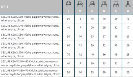 GERDA PREMIUM PROTECTION KŁÓDKA ANTYWŁAMANIOWA JARZMOWA PAŁĄKOWA KSWS S50