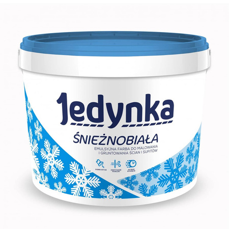 JEDYNKA EMULSJA FARBA DO MALOWANIA BIAŁA 9100 3l