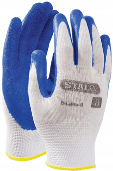 RĘKAWICE POLIESTROWE "S-LATEX B ECO" 10" S-47119 STALCO