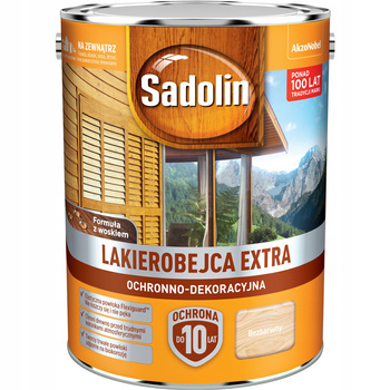 Lakierobejca Sadolin Extra Bezbarwny 5L