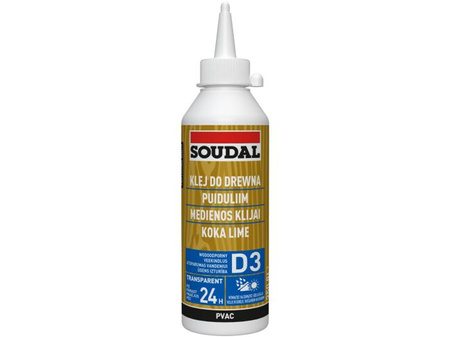 SOUDAL KLEJ DO DREWNA D3 WODOODPORNY 65A 750ml
