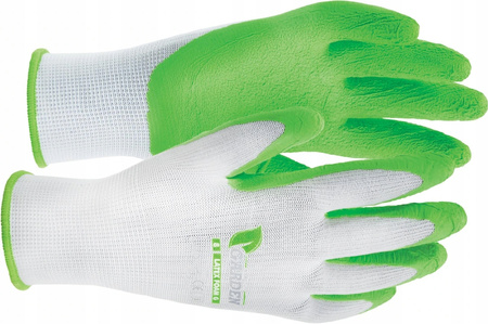 RĘKAWICE POLIESTROWE "LATEX FOAM G" 8" S-80703 STALCO GARDEN