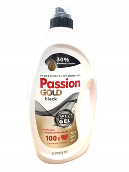 Żel do prania tkanin Passion Gold Black Czarny 4 L