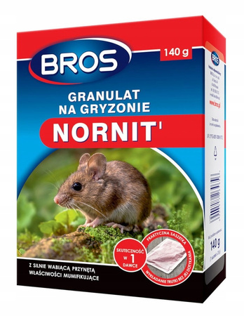 BROS - NORNIT GRANULAT NA GRYZONIE 140G