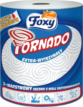 Ręcznik papierowy FOXY TORNADO rolka x 6 szt - 6 kg paieru