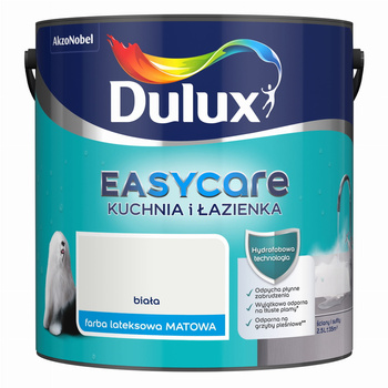 DULUX EASYCARE Kuch.&Łaz. Biała Biel Mat 2,5L