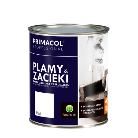 Primacol Professional farba akrylowa na plamy & zacieki 0,4L - biała