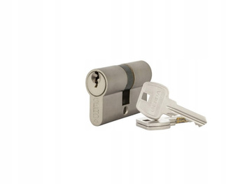 GERDA WKE1 30/35 – Wkładka bębenkowa atest do zamka nikiel satyna, 3 klucze