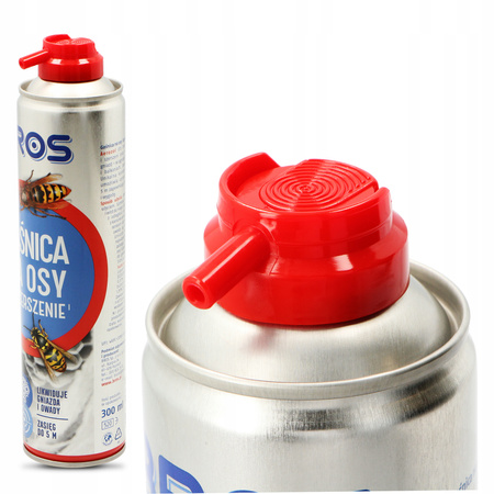 BROS Gaśnica Na Osy i Szerszenie Gniazda 300 ml - skuteczna ochrona