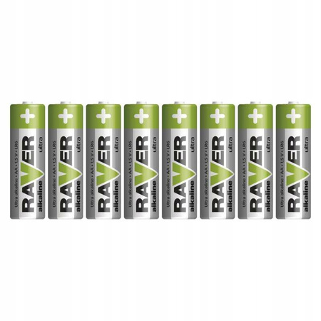 Bateria alkaliczna Raver AA (R6) 8 szt.