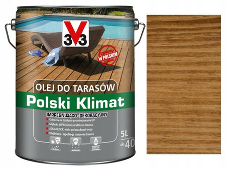 OLEJ DO TARASOW V33 na Polski Klimat Dąb 5L