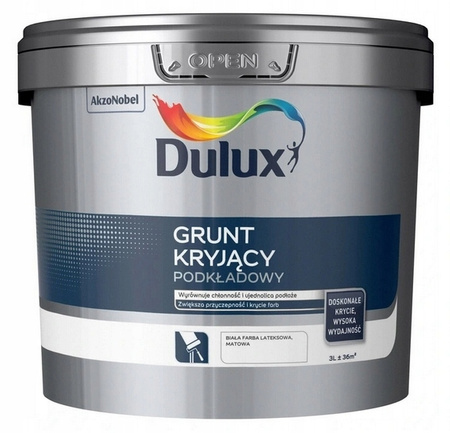 Grunt Kryjący PODKŁADOWY Biały DULUX 8L