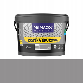 RENOWACYJNO DEKORACYJNA FARBA DO KOSTKI BRUKOWEJ 2,2 L SZARY PRIMACOL