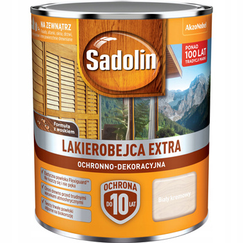 Lakierobejca Sadolin do drewna Biała 0,75L