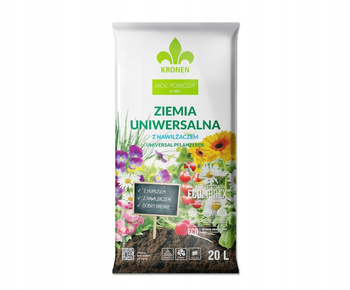 Ziemia uniwesalna Kronen pH 5,5-6,5 20l