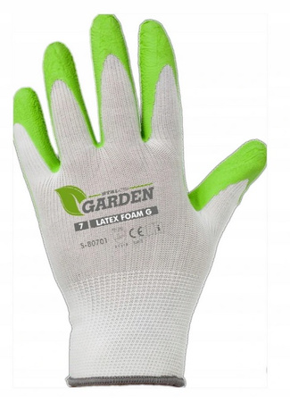 RĘKAWICE POLIESTROWE "LATEX FOAM G" 6" S-80700 STALCO GARDEN