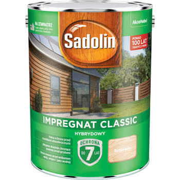 Impregnat drewna Sadolin Hybryda Bezbarwny 4,5L