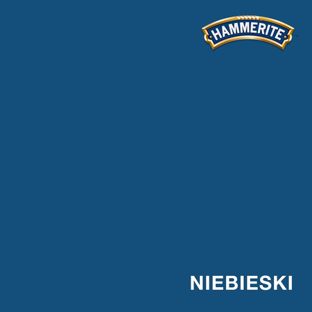 Farba do metalu HAMMERITE Połysk Niebieski 0,7L