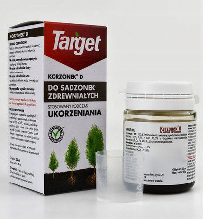 TARGET UKORZENIACZ D 30ml PODKORZEŃ DO SADZONEK ZDREWNIAŁYCH KORZONEK