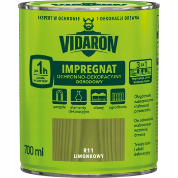 Vidaron Impregnat Ochronno Dekoracyjny Ogrodowy 700 ml R11 limonka 0,7L