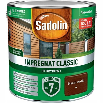 Impregnat Sadolin Hybrydowy Orzech Włoski 2,5L