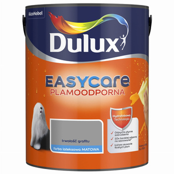 Farba akrylowa DULUX EASY CARE Trwałość grafitu 5L