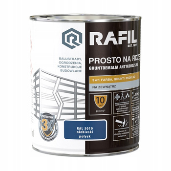 Śnieżka Rafil Prosto Na Rdzę Poł RAL5010 0,75L