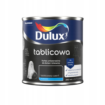 Farba akrylowa Dulux Tablicowa czerń matowa 0,25L