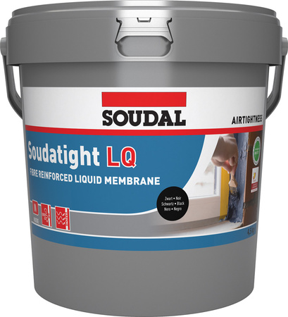 Soudal płynna membrana wewnętrzna Soudatight lq gazo i paroszczelna 4,5kg