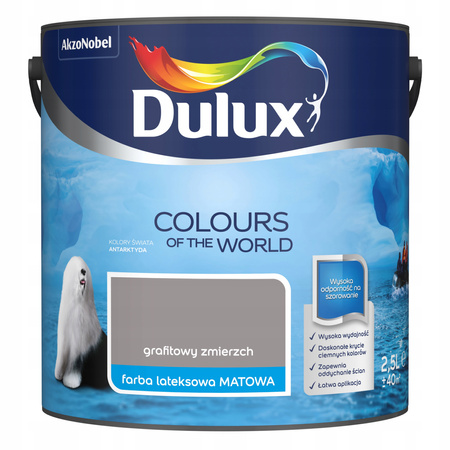 DULUX Farba lateksowa KŚ Grafitowy Zmierzch 2,5L