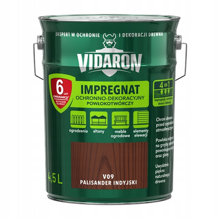 Impregnat do drewna Vidaron palisander indyjski V09 4,5l