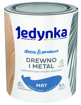 Jedynka do mebli Deco&Protect Drewno i Metal Mat Niebieski Ciemny 0,7L