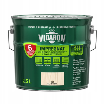 Impregnat do drewna Vidaron dąb bielony V17 2,5L