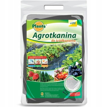 Planta Agrowłóknina ściółkująca P50 1,6x5m czarna 50g/m2 - przeciw chwastom