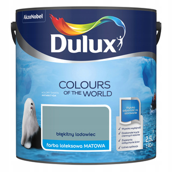 Dulux Świata Błękitny Lodowiec 2.5L Ciemny Turkus