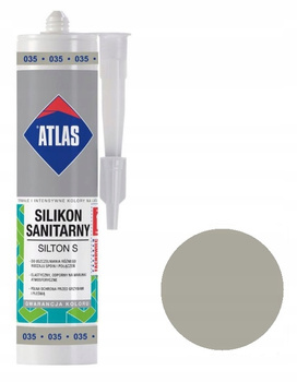 ATLAS SILIKON SILTON S 280ml - 035 SZARY