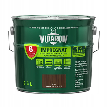 Impregnat do drewna Vidaron wenge afrykańskie V10 2,5L