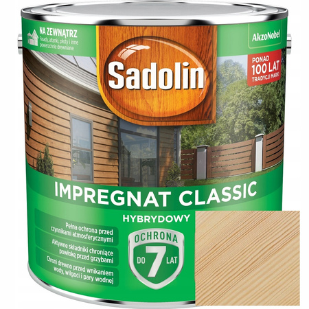 Impregnat Sadolin Classic Hybrydowy Bezbarwny 2,5L