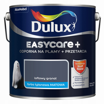 Farba lateksowa ścienna Dulux Loftowy Granat 2,5L