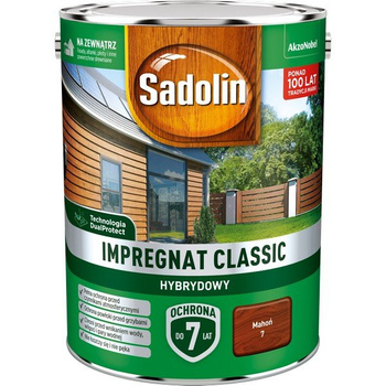 Impregnat drewna Sadolin Hybrydowy Mahoń 4,5L