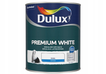 Farba lateksowa Biała DULUX Premium White 1L