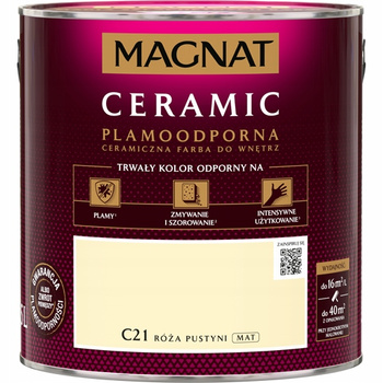 Farba ceramiczna do ścian Magnat Ceramic RÓŻA PUSTYNI C21 2,5L